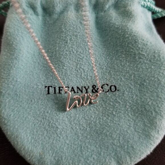 Tiffany & Co. 'love' Necklace - Picture 1 of 5